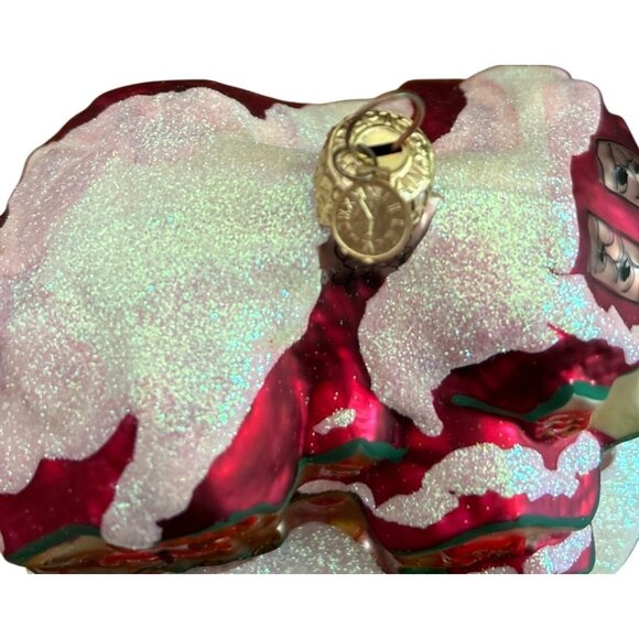 Department 56 - North Pole - Glass Ornament "Santas Workshop" Vintage -‎ 1990's - Picture 13 of 16